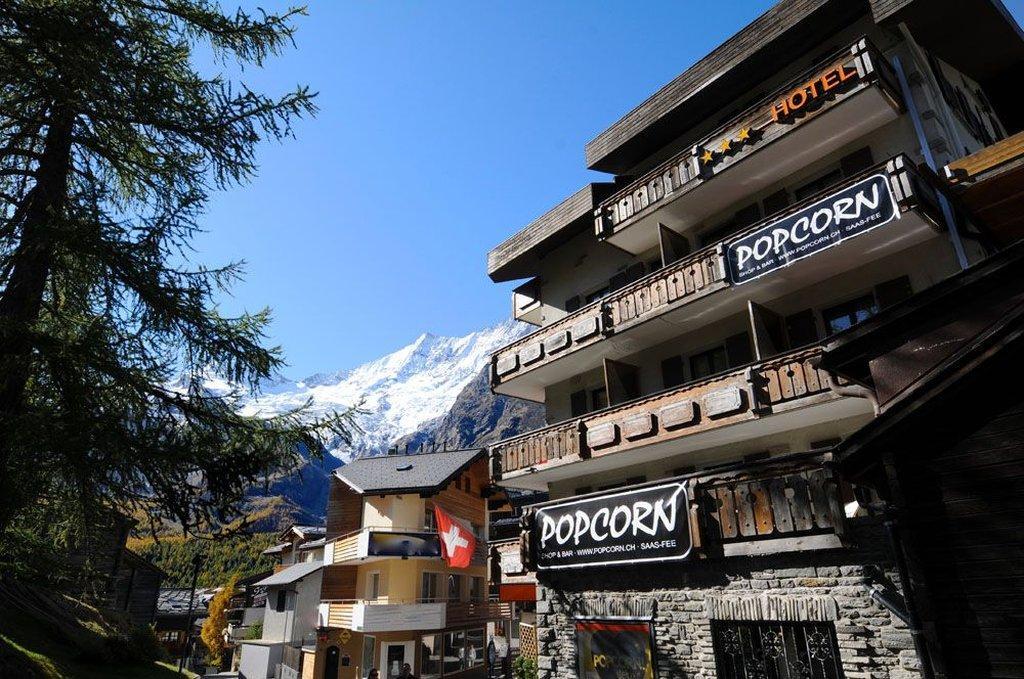 Popcorn! Hotel Saas-Fee Bagian luar foto