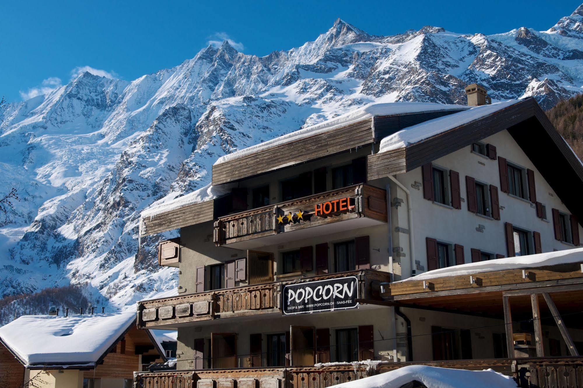 Popcorn! Hotel Saas-Fee Bagian luar foto